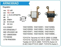 ��������� ���������� Toyota Highlander 3.5, Lexus RX 330 2006- 2GRFE RN6300A RN6300A ����