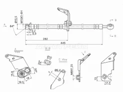 ����� ��������� (�������/ ������) Honda Avancier 99-03 / Inspire 98-03 SAT ST-32-0345, ������ �������� ST320345 ����