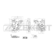 ����� �������� Opel Astra F-H 96- Corsa B-D 97- Astra GTC H 05- Vectra C 02- Daewoo Nexia (N100) MS1006 ����
