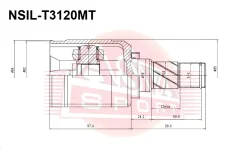 ���� ���������� ����� 33X39X29 ASVA NSIL-T3120MT NSILT3120MT ����