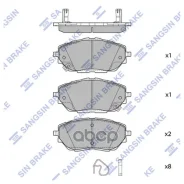 ������� ��������� �������� Toyota C-HR 18- Sangsin brake ���. SP4213 SP4213 ����