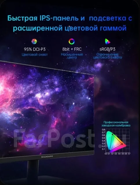 Machenike. 24", ���������� �� (LCD, LED, QLED) ����