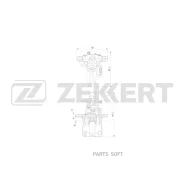 ��������� ������� ������ ����� Nissan Primera (P11 WP11) 99- Zekkert BS-8346 Zekkert BS8346 BS8346 ����