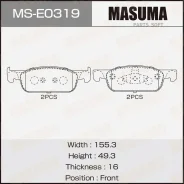 ������� ��������� Renault CLIO 12- ����. �����. Masuma MSE0319 MSE0319 ����