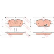 ������� ��������� �������� TRW, �������� �� ��� (4 ��), ���. GDB1348 GDB1348 ����