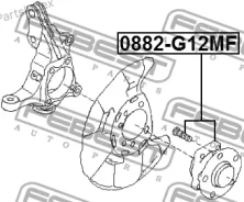 ������� �������� 28373-VA000 Subaru Impreza G11 2000.02-2007.04 [JP] 0882G12MF ����