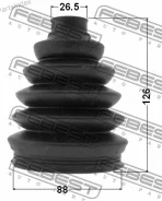 ������� ���� �������� �������� PVC 88X126X26.5 39241-BU127 Nissan Pathfinder R51M 2005.01-2014.11 [EL] 2917PDIIIATF ����