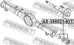 ��������� ��������� ������ ������� ����������� 35x80x21 | ��� ����/��� | AS358021KIT ����
