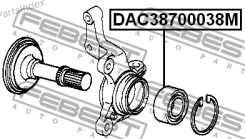 ��������� ��������� �������� 38X70X38 90043-63369 Toyota RUSH J200E, J210E 2006.01-2016.05 [JP] DAC38700038M ����