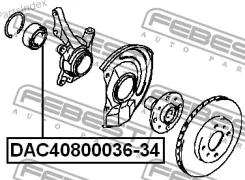 ��������� ��������� �������� 40X80X36X34 MB303865 Mitsubishi Lancer/Mirage CJ-CP# 1995.08-2000.08 [JPN] DAC4080003634 ����