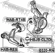 ����������� ������ ��������� ������ #51360-SYP-000 Honda Crossroad RT1 [JP] HABRT4B ����