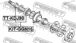 ��������� ��������� ������ ������� ����������� 40X90X23X28 90363-T0009 Toyota Hilux GGN15, �25, �35, �KUN1#, �2#, �3#, �LAN15, �25, �35, �TGN1#, �26...