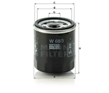 ������ �������� W 68/3 * MANN MANN-Filter W683 ����