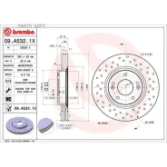 ���� ��������� ��������! ���������� Hyundai ix35/Sonata/Tucson, KIA Sportage 2.0-3.3 04 Brembo 09A5321X 09. A532.1X Brembo 09A5321X 09A5321X ����