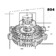 ���������� ������� ���������� Japanparts VC804 VC804 ����