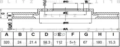 ���� ��������� ������������� | ��� | Mercedes W221 05- Blitz ���. BS0477 BS0477 ����