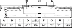 ���� ��������� | ����� ����/��� | Toyota Yaris 05- Blitz ���. BS0527 BS0527 ����