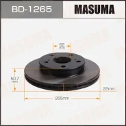 ���� ��������� Masuma, front Toyota Chaser / GX100 [��.2], �������� BD1265 ����