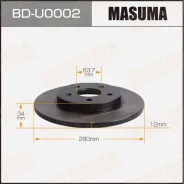 ���� ��������� Masuma, rear FORD Mondeo 00-07 [��.2] ��������� �� �������� 2 ��, ������ BDU0002 ����