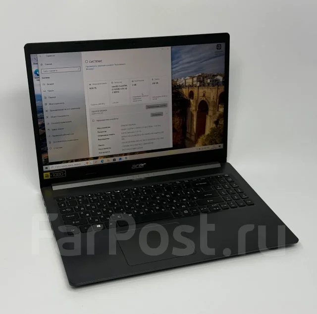 Acer Aspire. 15.6", ��� 8 ��, ���� 256���, WiFi: 1, Bluetooth: 1 ����