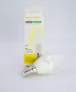 ������������ ����� LEDS POWER C37 E14 6�� 3000� ����