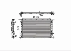 �������� ���������� (Audi A4/A5/A6/Q5 1.8-2�) NRF 53718 ������ 8K0121251AK(A, AD, AH, AJ, T, K) 53718 ����