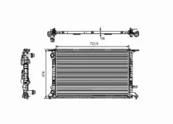 �������� ���������� (Audi A6) NRF 53719 ������ 8K0121251AA 53719 ����