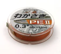 �������� ���� Unitika PE II �0.3 (0.08��, 30�, orange) ����