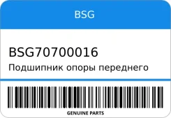 ��������� ����� ��������� ������������ BSG BSG70700016 BSG70700016 ����