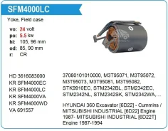 ������ �������� (�������) Hyundai 360 Excavator [6D22], Mitsubishi Industrial 24V Krauf SFM4000EC ����