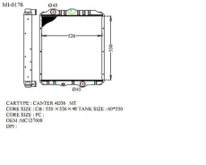 �������� MI-0176-48 MMC Canter 95~ (AD Radiators) MI017648 ����