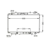 �������� NI-0231-26 Nissan Vanette, Serena 91-94 (AD Radiators) NI023126 ����