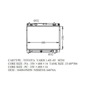 �������� TO-0218-16-K Toyota VITZ, Ractis, Fielder, AXIO, Probox, Succeed 10~ (GSP) TO021816K ����