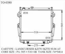 �������� TO-0380-48-K Toyota LAND Cruiser KZJ7# 1KZ-TE 93 (GSP) TO038048K ����