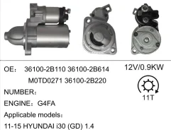 ������� ��� Hyundai i30 (GD) 1.4 ��� G4FA � 2011 �� 2015 �. 12V 0.9KW 11T (JLJ262) 361002B110 ����