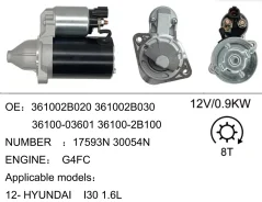 ������� ��� Hyundai I30 1.6L ��� G4FC 12v 1KW 8T (JL1418) 361002B020 ����