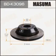 ���� ��������� Masuma, rear KIA Sorento 17- BD-K3096, ������ BDK3096 ����