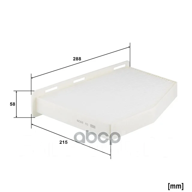 ������ ������ MANN-Filter ���. CU2939 CU2939 ����