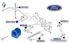 ������ ������������� 54613-41G00 N041SV, f-N041SV, 5461341G00, 1954772, 1 954 772, I. D-25��, Nissan Pathfinder(WD21)08. �1986-11. �1995, �Terrano(WD2...