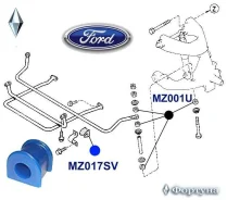 ������ ������������� S231-34-156 MZ017SV, N-MZ017SV, K-MZ017SV, f-MZ017SV, S23134156, 54612-HC400, I. D-24��, Mazda J100(SD5ATF, )04.1997- J100(Sdeatf...