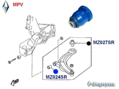 ����������� LC62-34-470 MZ024SR, LC62-34-300C*, LC62-34-350C*, 12*41*61*42, Mazda MPV(LW5W/GY, �LWEW/FS, �)06. �1999-04. �2002, �MPV(LW5W/GY, ) 01.200...