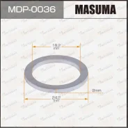 ����� (���������) ��� ����� ����������. Masuma MDP0036 Toyota 18.2x24.2x2 1/50 (���. : MDP-0036). ���� �� 1 �� MDP0036 ����