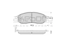 ������� ��������� �������� �������� Infiniti FX35 (S50) AN-605WK Akebono AN-605WK AN-605WK AN605WK ����