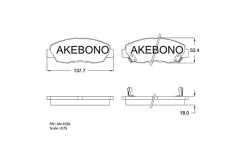 ������� ��������� �������� �������� �������� ��� Honda CR-V (-01) AN-455WK Akebono AN-455WK AN-455WK AN455WK ����