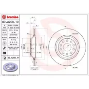 ���� ��������� Brembo 09. A200.11 Brembo 09A20011 09A20011 ����