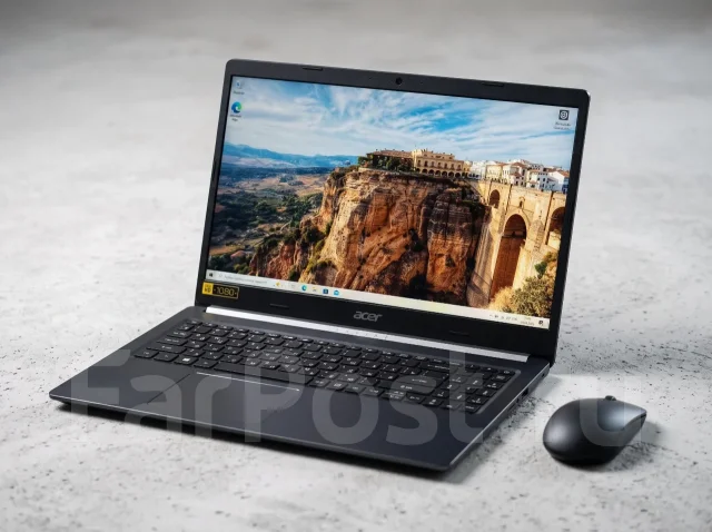 Acer Aspire. 15.6", 2,4����, ��� 8 ��, ���� 256���, WiFi: 1, Bluetooth: 1, ����������� �� 8��. ����
