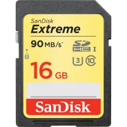 ����� ������ Sandisk 16GB Extreme 90MB/s SDHC ����
