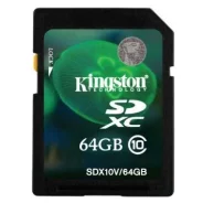 ����� ������ Kingston SDHC Card 64 Gb Class 10 ����