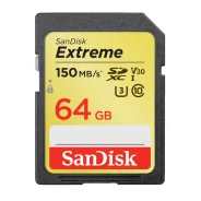 ����� ������ SanDisk Extreme SDXC Class 10 UHS Class 3 V30 150MB/s 64 GB ����