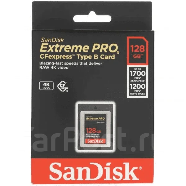 ����� ������ SanDisk Extreme PRO CFexpress Type B SDCFE-128G ����